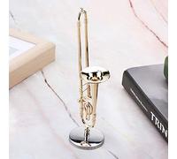 Generic Replica di Trombone in Miniatura, Squisita Artigianale Placcata in Oro, Modello Regalo per gli Amanti della Musica