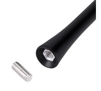 Generic Resistente Antenna Sostitutiva per Auto da 9" con Viti per Autoradio per Aggiornare il Tuo veicolo. Materiale: Gomma Nera e Alluminio