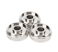 Generic Resistente Cappuccio della Valvola a Tromba Argento Facile da Trasportare Migliora la Precisione delle Chiavi per la Sostituzione della Tromba (Copertura superiore OE: 5615Q0)