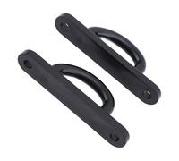 Generic Resistente Piastra di Riscontro a D con Chiusura Rotante da 2 Pezzi per Porte in Vetro del Tappo del Camion, Uso di Lunga Durata, Adatta per Tappo del Camion Century, Lunghezza 4 Pollici,