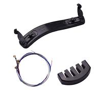 Generic Resto di Spalla di Violino, Accessori per Violino Viola Spalla Resta con Stringhe Muti Set Kit di Sostituzione del Resta di per Violini 3/4 4/