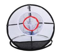 Generic Rete di Addestramento Portatile Pieghevole Pieghevole per Cortile Interno Ed Esterno, Tessuto a Rete Resistente All'usura e Allo Strappo Cerchio Rosso Bersaglio per abilità di Swing,