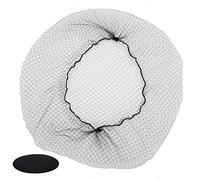 Generic Retina per Capelli Usa e Getta 144 Pezzi per un Comodo Controllo dei Capelli, Cuffia per Parrucca in Rete di Nylon Leggera per Uso Domestico e in Salone (BLACK)