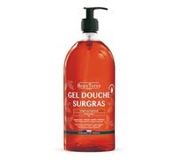BeauTerra - Gel doccia surgras 1L - per pelli sensibili - senza sapone - corpo e capelli - profumo monoi - olio di monoi - 100% prodotto in Francia