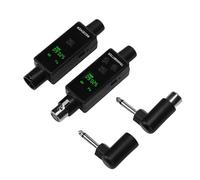 Generic Ricevitore Trasmettitore XLR Wireless Adattatore per Microfono Wireless XLR Plug-on a 24 Bit 48kHz, Eccezionale Chiarezza del Suono per Videocamera Livestreaming, 6-8 Ore di Lavoro Continuo,