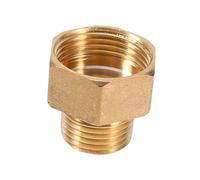 Generic Riduttore per Boccola Esagonale in Ottone per Tubo Dell'acqua per Contatore Dell'acqua, Adattatore Sano e Sanitario per Addolcitore D'acqua, 1 Connettore per Raccordo per Tubi in Ottone per