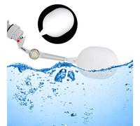 Generic Riempitore per Serbatoio Dell'acqua Durevole con Valvola a Galleggiante in Plastica da 2 Pezzi per Bovini e, Bianco 32 Cm, Facile da Installare
