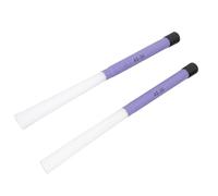 Generic Rifumo di Tamburo, Setole in Nylon di 1 Coppia di Dispositivo per lo Strumento a Percussione Multifunzionale per le Prestazioni (Bianco e viola)