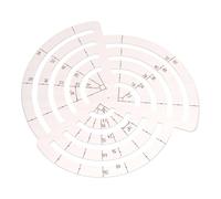 Generic Righello Modello di Disegno per Progetti di Lavorazione della Pelle di Alta Precisione Progettato per gli Appassionati del Fai da Te Lega di Alluminio Leggera con Sensazione Ergonomica