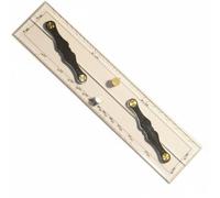 Generic Righello Navigazione Nautico Costruzione in Acrilico Chiaro con Giunti Robusti in Ottone Permette Letture Accurate su Carte Adatto a Ufficio Navigazione Marineria, 30CM Stesso Modello Kewen