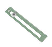 Generic Righello per Compasso da Disegno di Precisione con Riga per Studenti di Geometria, Leggero e Comodo, 6,7 X 1,2 X 0,2 Pollici (GREEN)