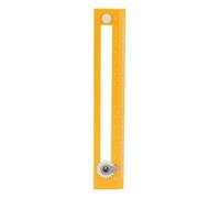 Generic Righello per Compasso da Disegno di Precisione con Riga per Studenti di Geometria, Leggero e Comodo, 6,7 X 1,2 X 0,2 Pollici (YELLOW)
