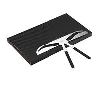 Generic Righello per la Misurazione delle Sopracciglia, 4 di Stencil per la Forma delle Sopracciglia con Posizionamento a 3 Punti per il Classico Standard Europeo Akinami (fronte classica)