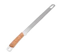 Generic Righello Portatile in Acciaio Resistente con Manico in Tiglio per Emergenza e Raddrizzamento, Pratico Righello da 11,8 Pollici per Architetti