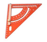Generic Righello Triangolare Regolabile, Strumento di Misurazione Multiangolo con Asta Mobile, Quadrato per Inquadratura di Travi di Precisione 0-70 per Lavorazione del Legno e Carpenteria