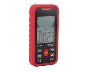 Generic Rilevatore di Campo Elettromagnetico Tester RF EF MF 3 in 1 per Uso Domestico Ed Esterno, Display Retroilluminato con Avvisi Acustici, Misura WiFi Radiazioni degli Apparecchi