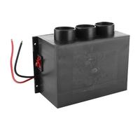 Generic Riscaldatore per Auto 12V Riscaldatore Portatile per Veicoli Automatico 400-600W PTC Ceramica 3 Uscite Sbrinatore Sbrinatore con Dimensioni Compatte Alta Temp
