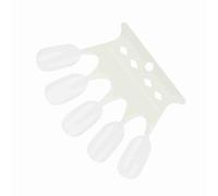 Generic Riutilizzabili 50 Pezzi 4 Colori Suggerimenti per la Pratica di Nail Art Smalto per Manicure Gel Display a Colori Smalto per Unghie in Plastica Che Mostra Anche per Uso Professionale o