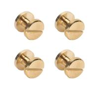 Generic Rivet Vincolante, Rotondo Ruggine Piatta Che Impedisce il Libro di Legame 50 Set per la Decorazione (10x4mm / 0.39x0.16in)