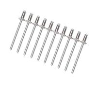 Generic Rivetti a Rosetta a Forma di Rosa Elementi di Fissaggio Durevoli in Alluminio Adatti per la Sostituzione della Riparazione Dell'etichetta della Porta AMC VIN per Tutte le Parti (SILVER)