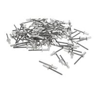 Generic Rivetti Chiusi per Rivestimento del Corpo da 100 Pezzi Chiusura Durevole e per Terreni Adatti per Rover 90 110 1983-1990 ABS e Metallo