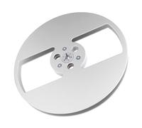 Generic Rullo a Nastro Vuoto in Lega di Alluminio con 2 Fori, Bobina a Bobina Aperta Universale da 7 Pollici per per a Reel il Lettore, qualità del Suono Costante (SILVER)