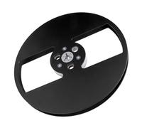 Generic Rullo a Nastro Vuoto in Lega di Alluminio con 2 Fori, Bobina a Bobina Aperta Universale da 7 Pollici per per a Reel il Lettore, qualità del Suono Costante (BLACK)