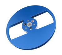 Generic Rullo a Nastro Vuoto in Lega di Alluminio con 2 Fori, Bobina a Bobina Aperta Universale da 7 Pollici per per a Reel il Lettore, qualità del Suono Costante (BLUE)
