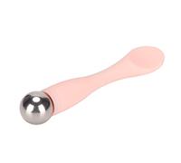 Generic Rullo Applicatore per Crema per gli Occhi Strumento per Massaggio Igienico Delicato per Occhiaie e Gonfiori, Acciaio Inossidabile Siliconico Rosa 2,9x0,5 Pollici