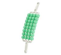 Generic Rullo massaggiante a 4 file per gambe e schiena, strumento manuale pieghevole multifunzionale per addome, braccia, gambe e pancia, Verde