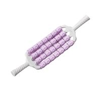 Generic Rullo Massaggiante per Il Rilassamento Muscolare con File di Rulli per Un Sollievo Profondo Dei Tessuti E Impugnatura Antiscivolo, Portatile P, Viola