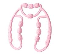 Generic Rullo per massaggio alle gambe, strumento per massaggio ai polpacci, comodo ed ergonomico, morsetto circolare per gambe, rullo per coscia per, Rosa