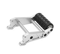 Generic Ruota Posteriore Head Up Regolabile in Alluminio RC Migliore stabilità e Durata, Adatta per LOSI LMT SOLID AXLE 4WD 1/8 RC Car (SILVER)