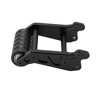 Generic Ruota Posteriore Head Up Regolabile in Alluminio RC Migliore stabilità e Durata, Adatta per LOSI LMT SOLID AXLE 4WD 1/8 RC Car (BLACK)