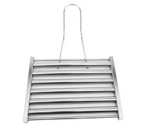 Generic Rush Grill Hot Dog Barbq, 5 Hot Dog Rullo di Rullo con Mango per Acciaio da Esterno (L)