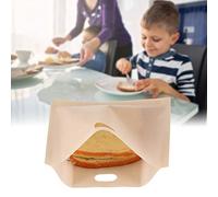 Generic Sacchetti di Tostapane, Borse in Fibra di Vetro Non Rivestite Riutilizzabili Sacche di Tostato di Tostato a Microonde per Pasticcini, Fette di Pizza, Pepite di Pollo (16 * 18 cm)