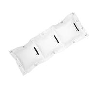 Generic Sacco di Sabbia da Parete in Tela Pesante per Wing Chun per Allenamento Sanda, Resistente Sacco di Sabbia da Boxe 15,7x15,7 Pollici, Beige Chiaro (3 bottiglie per ripiano)