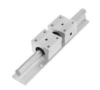 Generic SBR12 Albero con Guida di Scorrimento Lineare Durevole 200 Mm con Blocchi Cuscinetto per Fresatrici e Frese CNC Fai da Te Componenti in Lega di Alluminio e Acciaio Al Carbonio