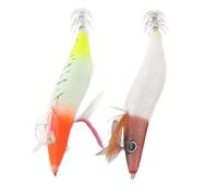 Generic Scacciamagni Salumi Salumi in Acqua Salata, Esca Luminosa Esca Dura Luminosa Calamari per la Pesca del Mare di Gamberi a Forma di Vita a Forma di di Esche per la Pesca in Acqua Salata