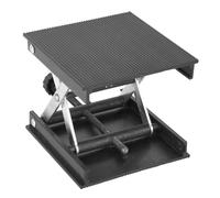 Generic Scaffale per Piattaforma Elevatrice Attrezzatura per Test di Laboratorio in Metallo Durevole e Plastica Ad Altezza Regolabile Resistente Alla Corrosione del Ferro 90x90mm