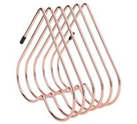 Generic Scaffale Telescopico per Libri Design Compatto Forte funzionalità per lo Studio Dell'home Office - Supporto per Organizer per Libri da Scrivania in Ferro per L'organizzazione della (Oro rosa)