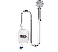 Generic Scaldabagno Elettrico - 3,5 kW, Senza Serbatoio, Display LED, Impermeabile IPX4, Riscaldamento Istantaneo, 110 V, 30-60°C, 3500 W