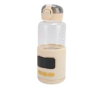 Generic Scaldalatte Portatile Senza Fili per Bambini da Viaggio Scaldabiberon Ricaricabile a Temperatura Regolabile per Esterni per Genitori in Movimento