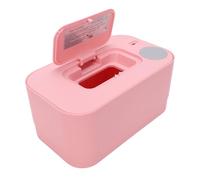 Generic Scaldasalviette per Neonati, Grande capacità, Viaggio, Portatile, con Supporto USB Ricaricabile, Dispenser Rosa