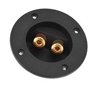 Generic Scatola di Connessione per Cavo Terminale con Collegamento in Rame per Altoparlante HiFi, Installazione Semplice, 48 Mm 2 Terminali per Hall di Hotel Domestici, Base in ABS Colore