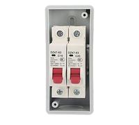 Generic Scatola di Distribuzione Resistente Alla Pioggia per Esterni Interruttore Automatico MCB per Edifici Residenziali e Officine IP65 a Prova di 2 Vie CA 230 V 400 V (C16+C20)