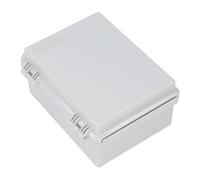 Generic Scatola di Giunzione Elettrica Custodia Smart Project Resistente Alle Intemperie con Cerniera in Acciaio Inossidabile per Applicazioni Solari Elettroniche ABS 6,3x8,27x3,94 Pollici