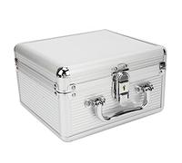 Generic Scatola di Protezione per Disco Rigido Design Angolare in Lega di Alluminio Antiurto per 20 Dischi Rigidi da 2,5 Pollici con Blocco di Sicurezza per Uso Domestico e Ufficio Maniglia in ABS