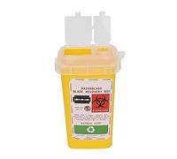 Generic Scatola di Raccolta per lo Smaltimento delle Lame Parrucchiere con Materiale Plastico Inodore per la Conservazione delle Lame Scartate per Uso Domestico e Professionale (colore giallo)