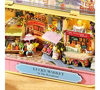 Generic Scatola per Casa delle Bambole in Legno Fai-da-te Modello di Teatro Mini Scatola Decorativa Dal Design Interessante per la Decorazione Domestica (Q-008)